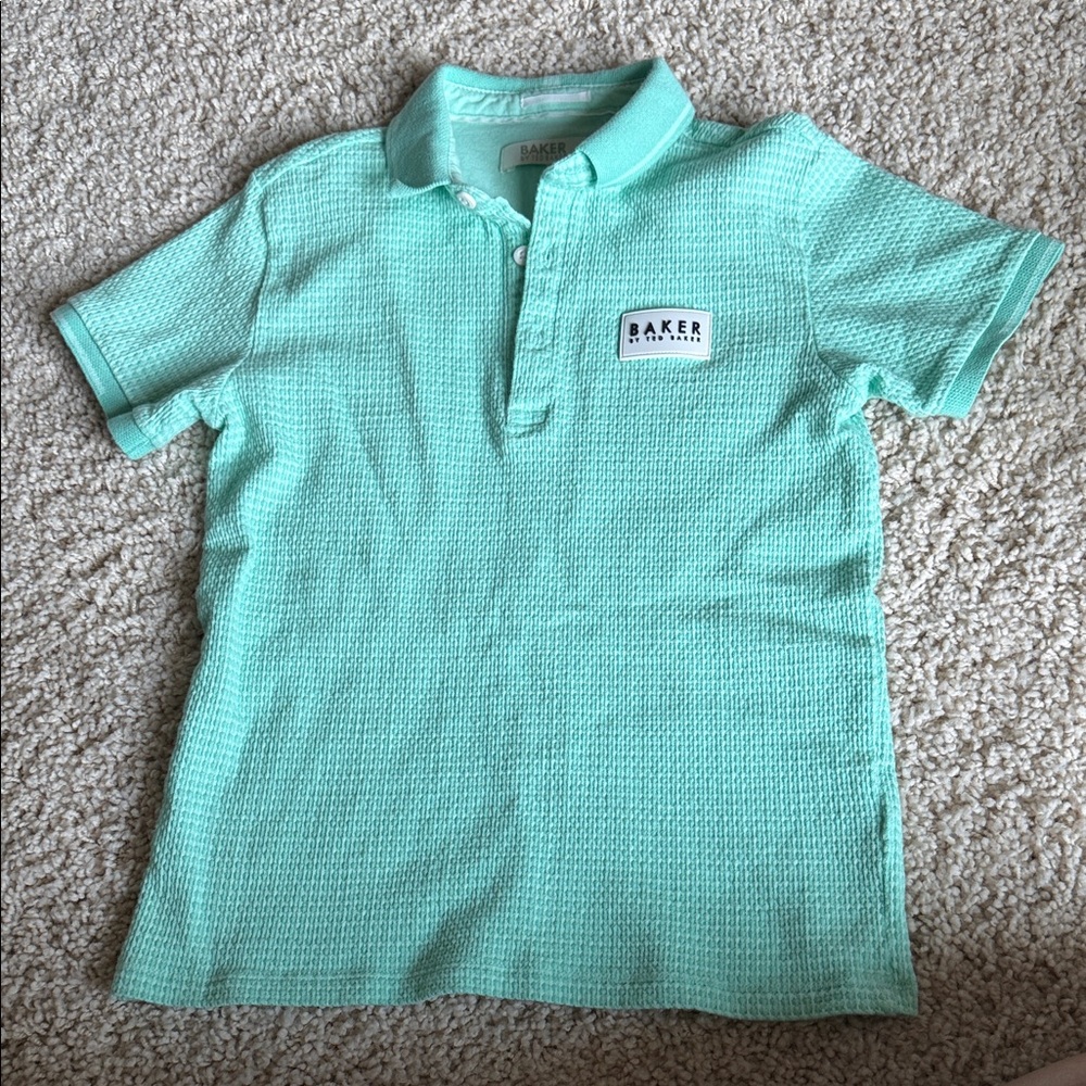 Ted Baker Mint Green Kids Polo Shirt